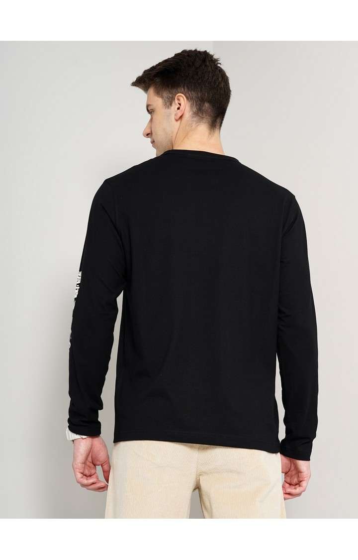 Men's Black Graphics Sweatshirts