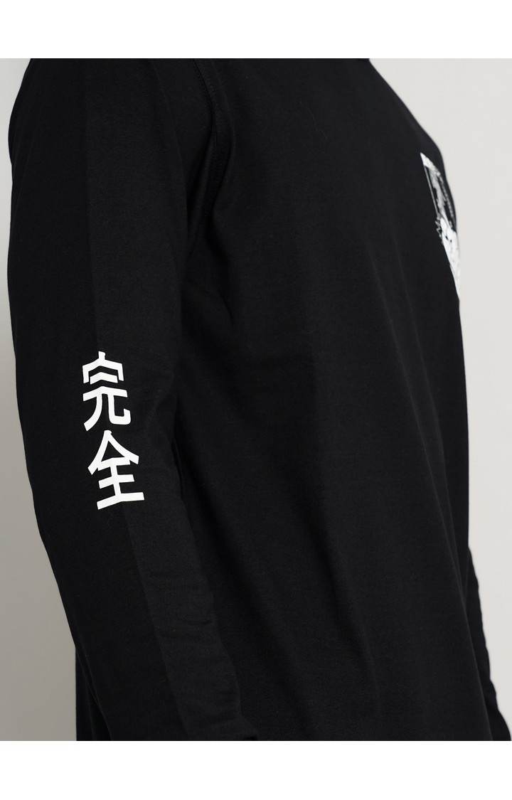 Men's Black Graphics Sweatshirts