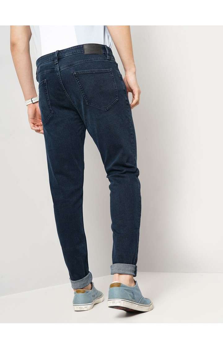 Celio Men Black Solid Skinny Fit Cotton Twill Denim Jeans