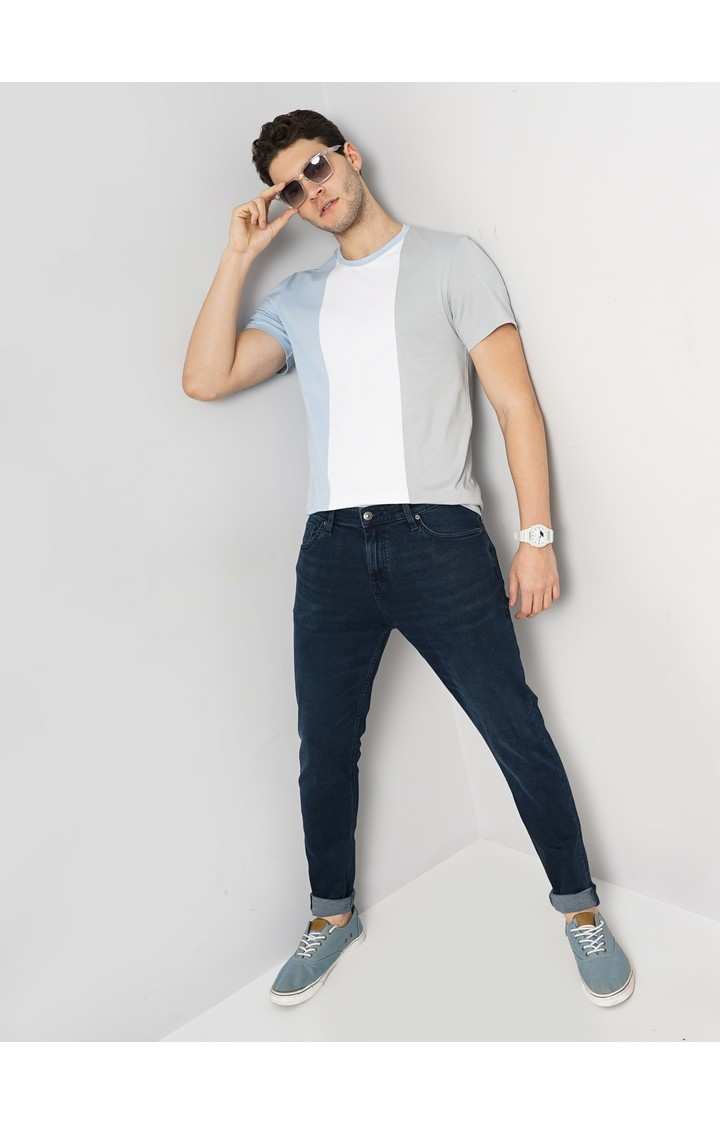 Celio Men Black Solid Skinny Fit Cotton Twill Denim Jeans