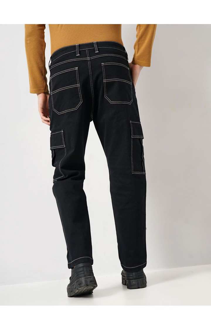 Black Loose Fit Cargos