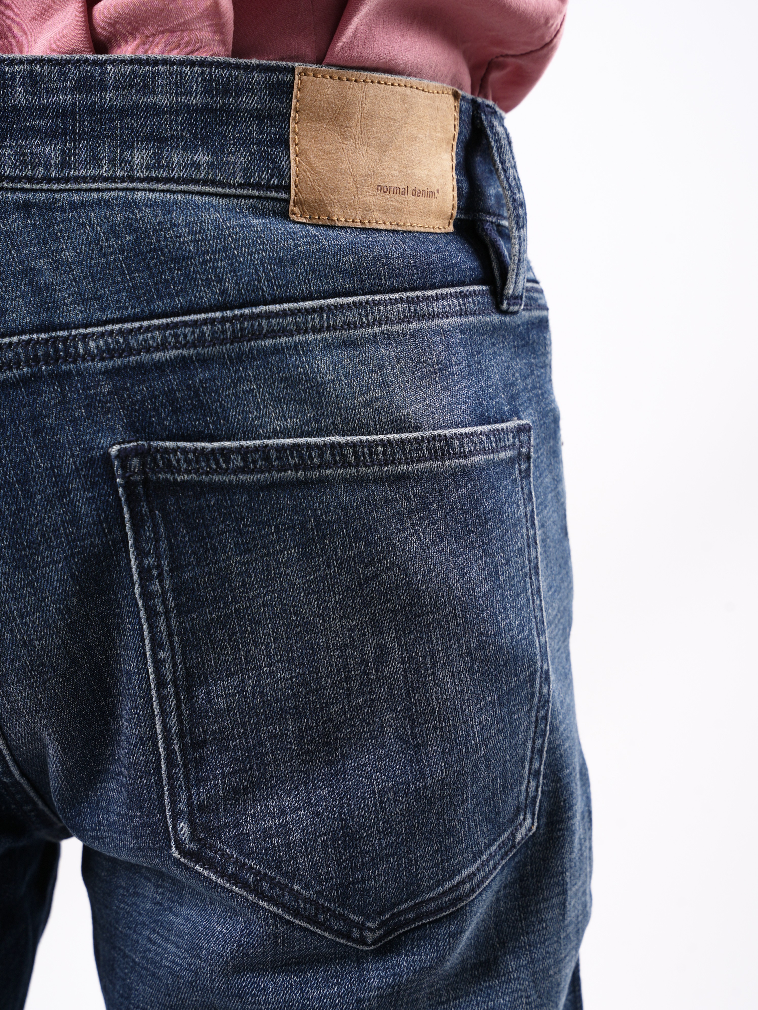 Celio Men Green Solid Slim Fit Cotton Distress Denim Jeans