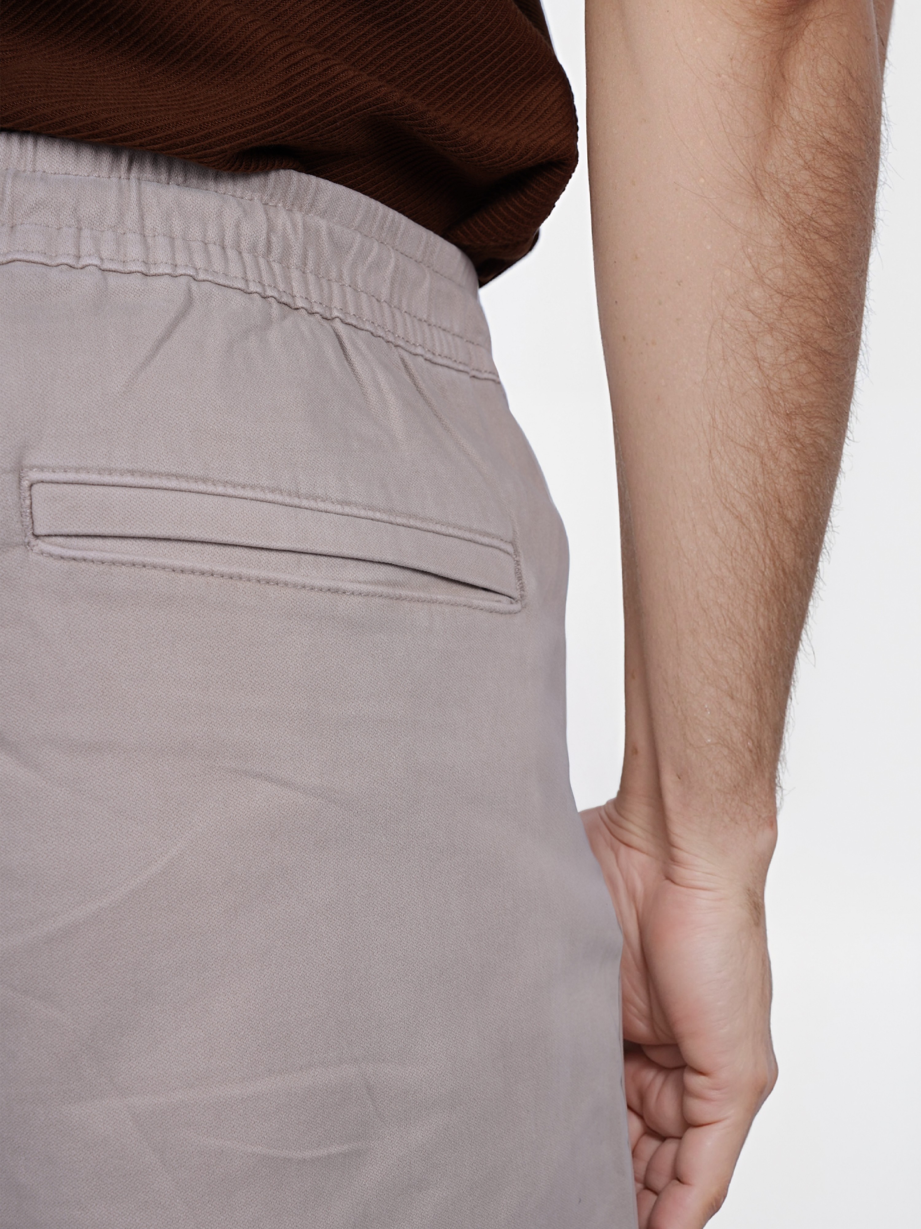 Celio Men Beige Solid Regular Fit Cotton Cargo / Jogger Shorts