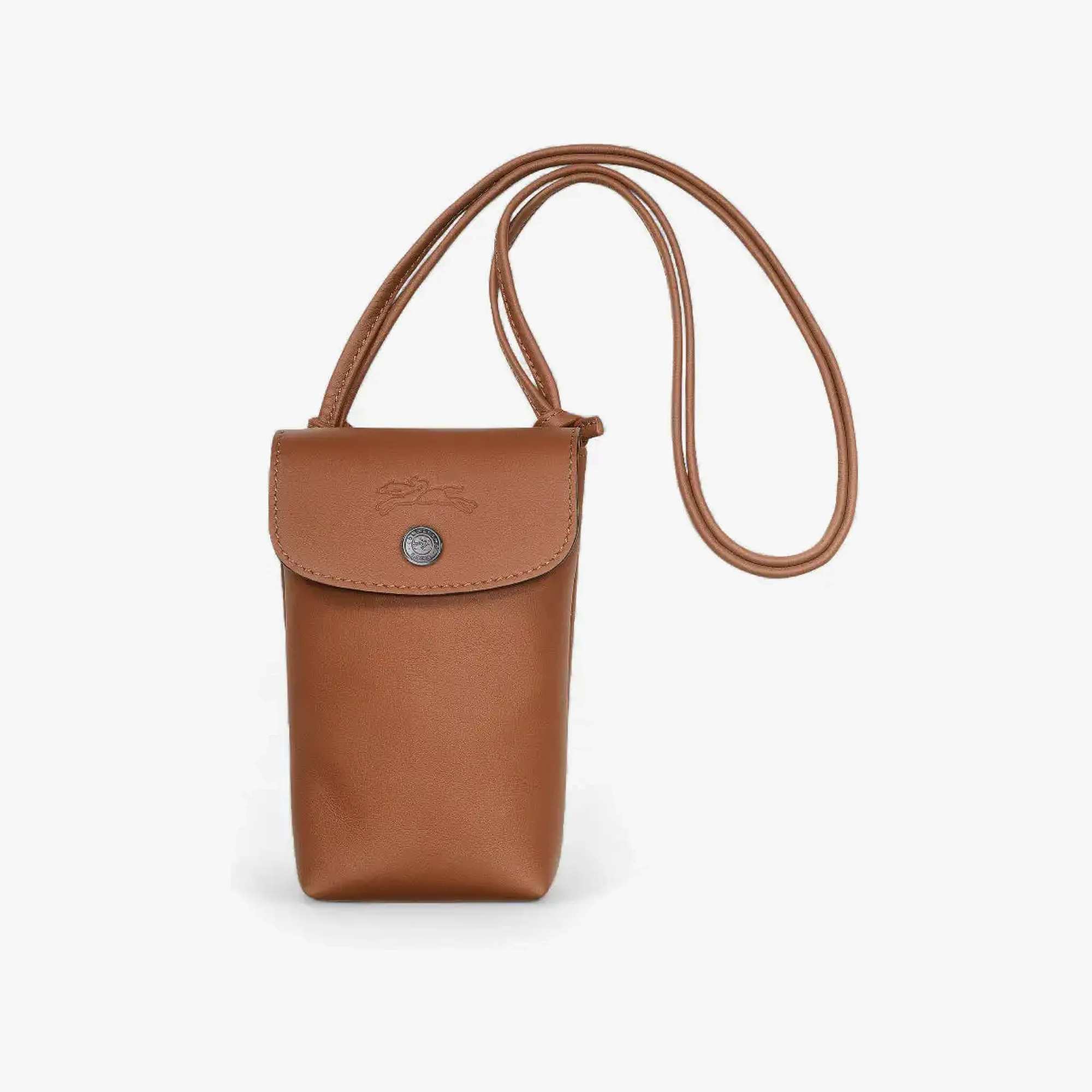 Le Pliage Xtra Phone case with leather lace