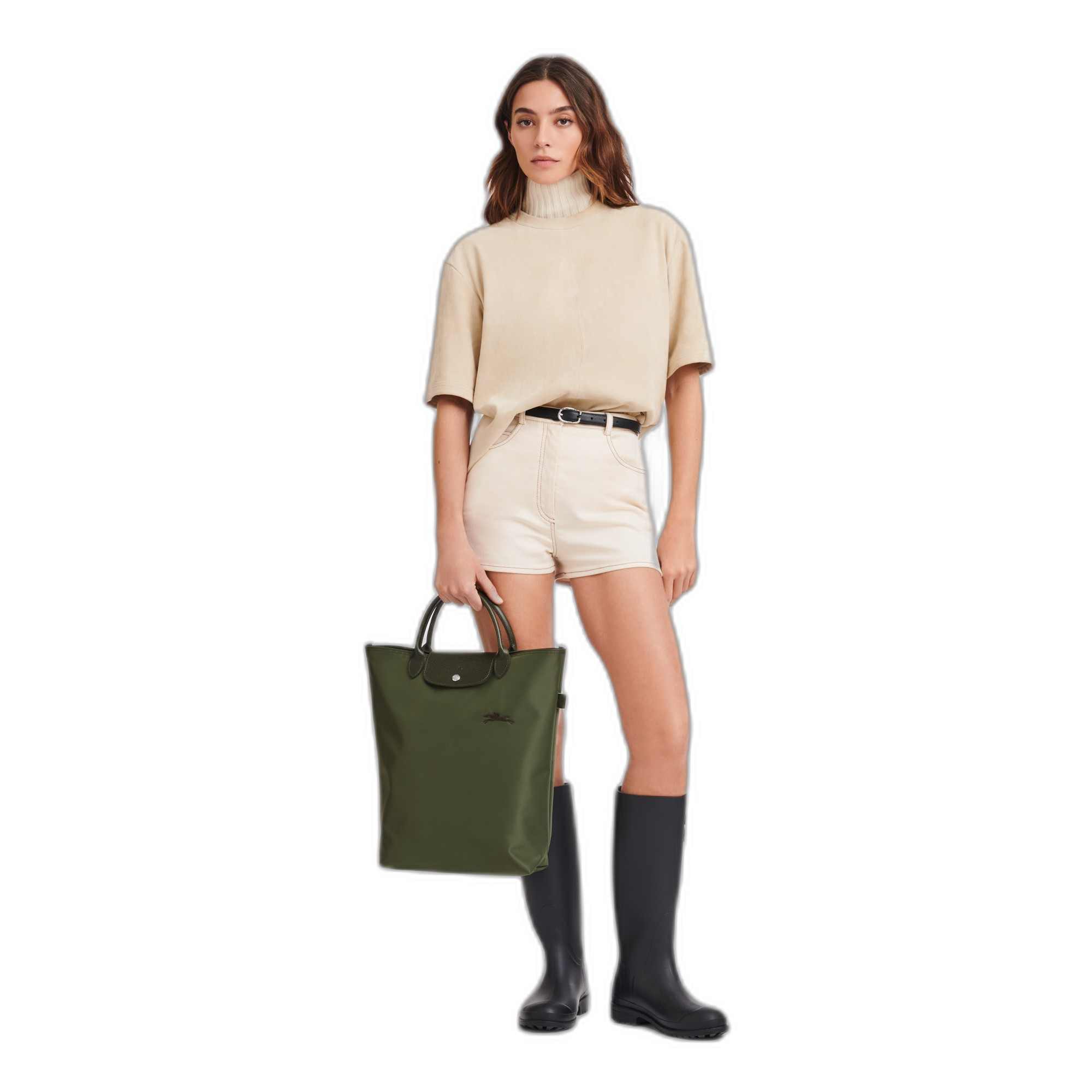 LE PLIAGE GREEN TOP HANDLE BAG FOREST