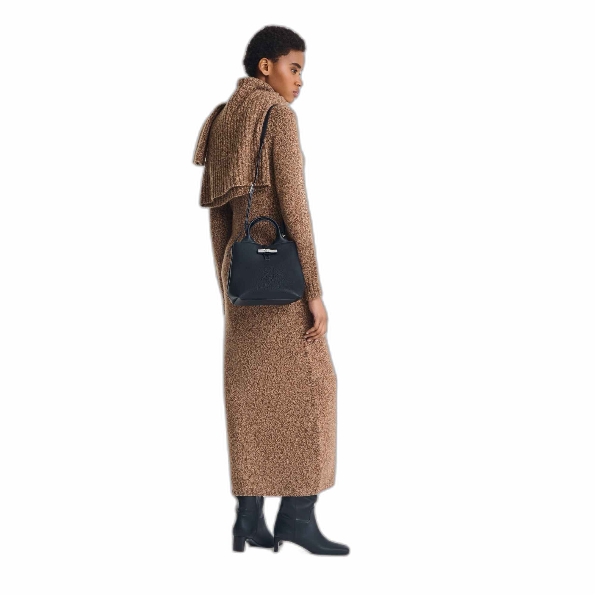 LE ROSEAU TOP HANDLE BAG BLACK
