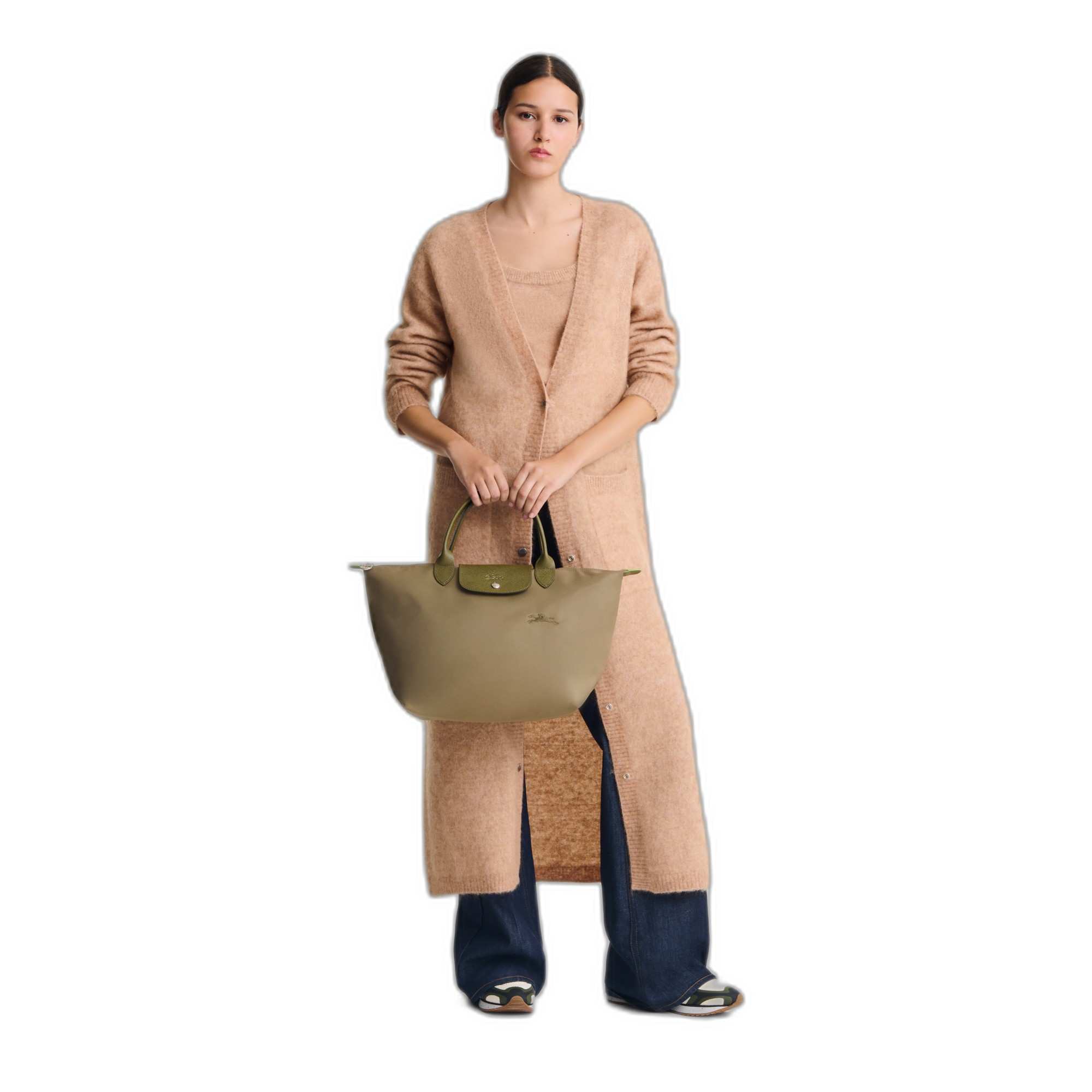 LE PLIAGE GREEN TOP HANDLE BAG ARTICHOKE