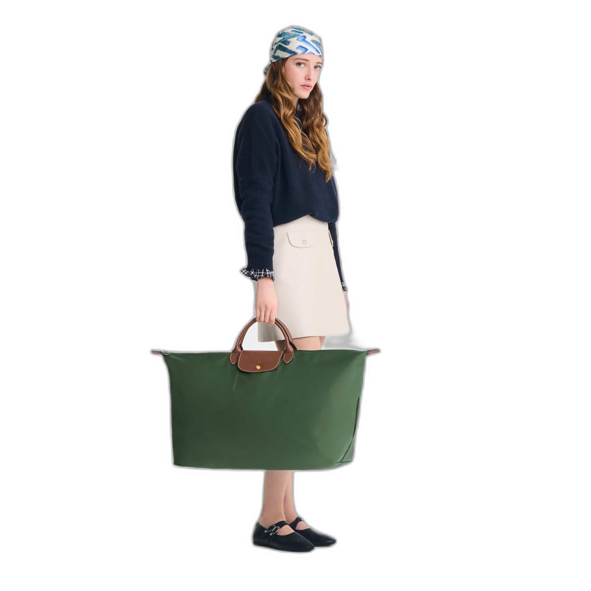 LE PLIAGE ORIGINAL TRAVEL BAG BRITISH GREEN