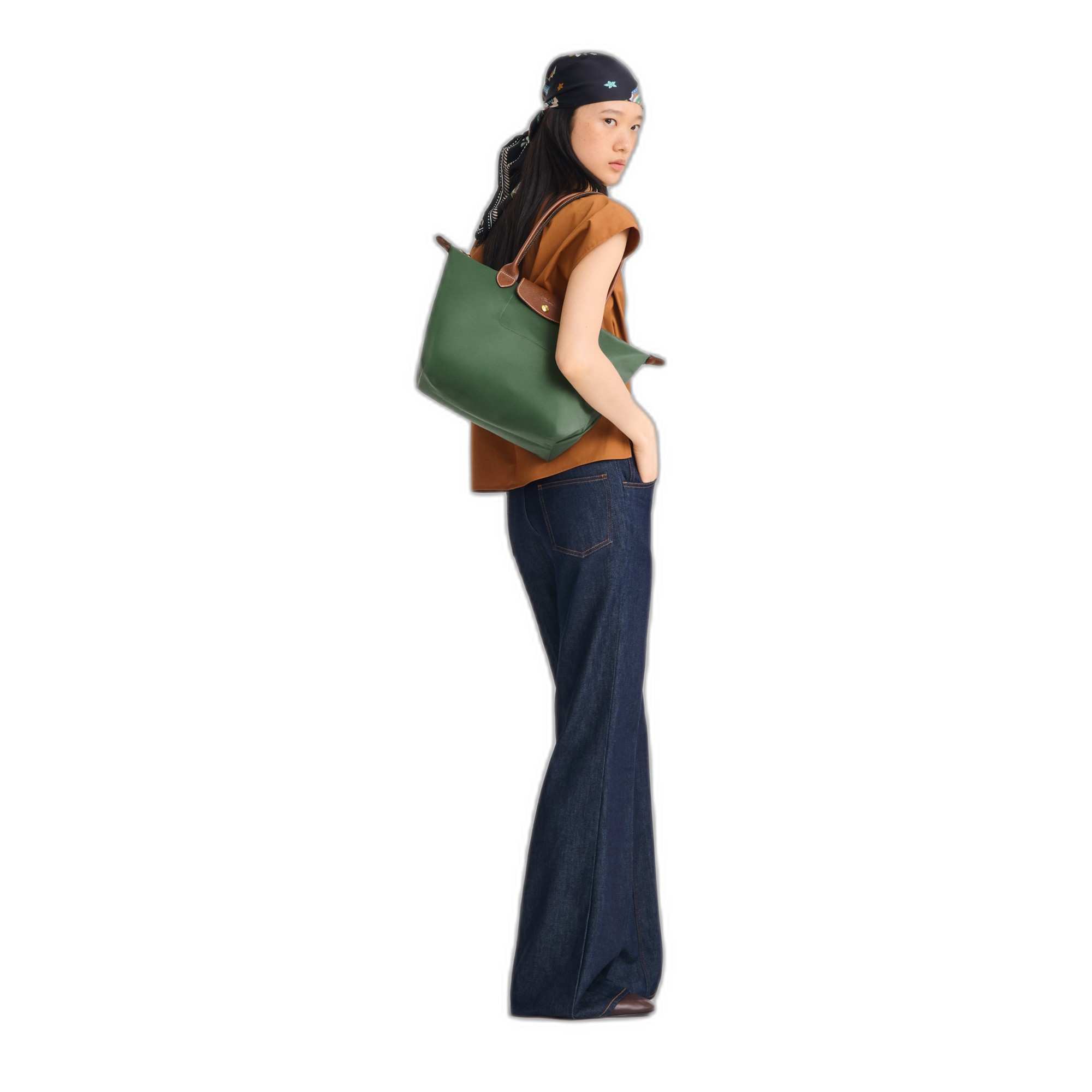 LE PLIAGE ORIGINAL SHOULDER BAG BRITISH GREEN