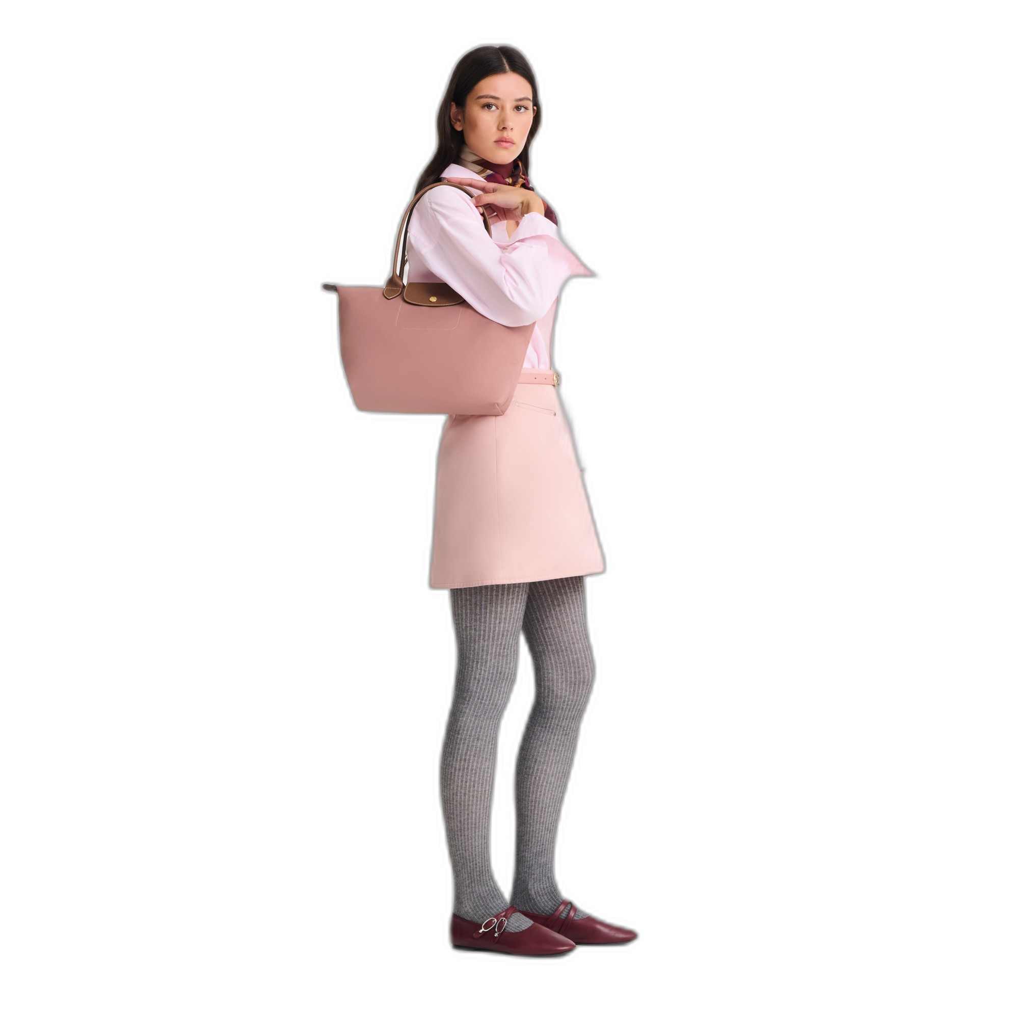 LE PLIAGE ORIGINAL SHOULDER BAG PINK TEA