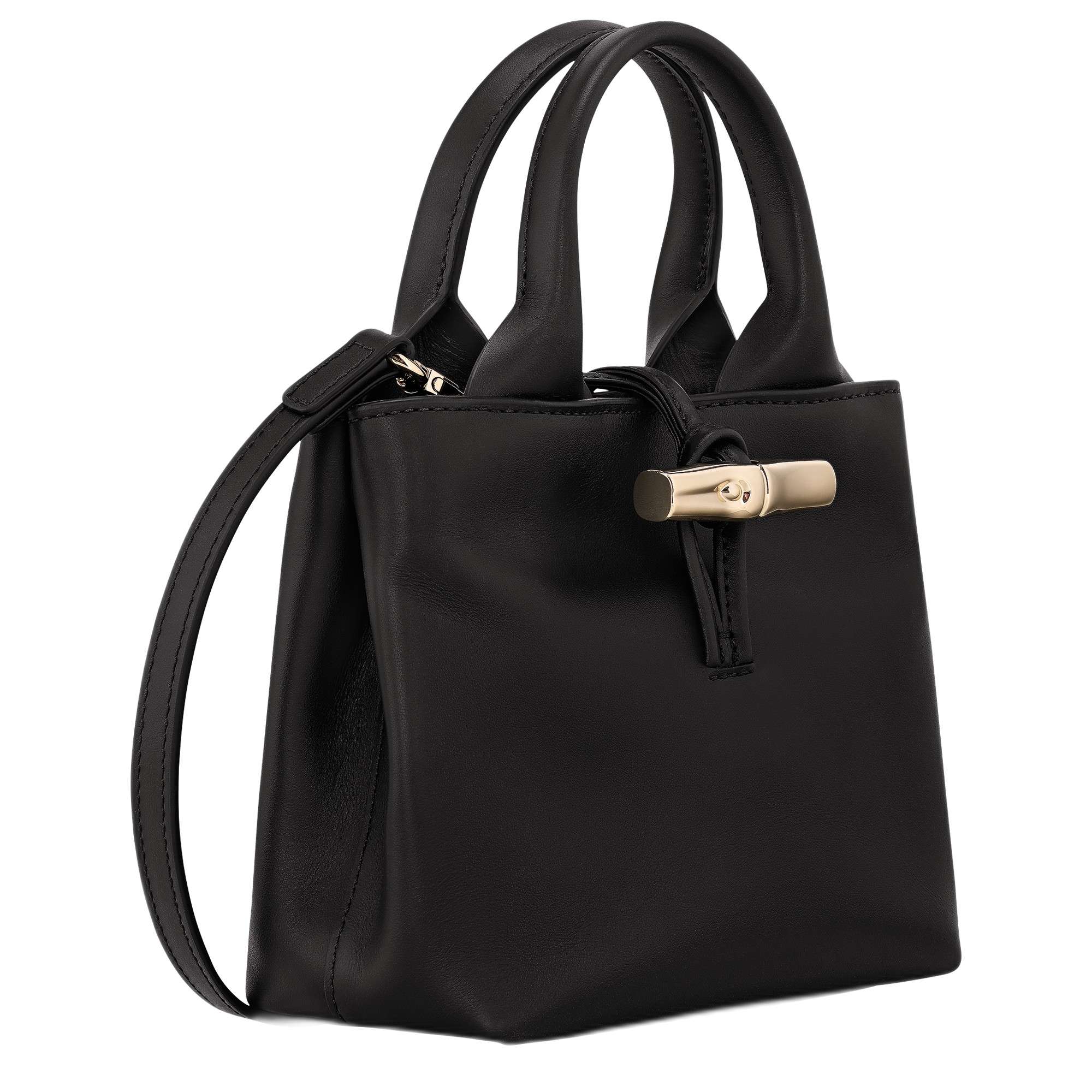 ルーク LE ROSEAU SLEEK TOP HANDLE BAG BLACK