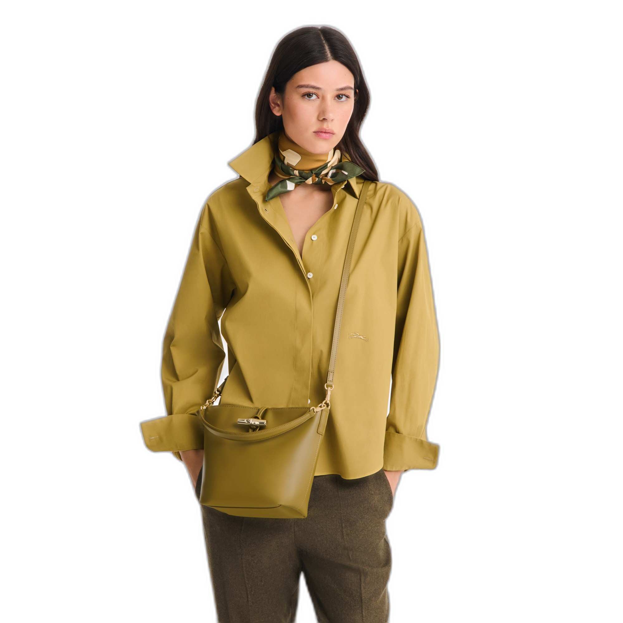 LE ROSEAU SLEEK Crossbody OLIVE