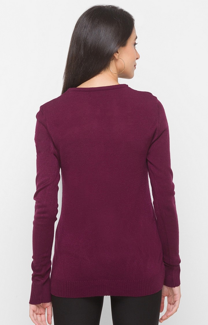 globus | Purple Solid Sweater 4