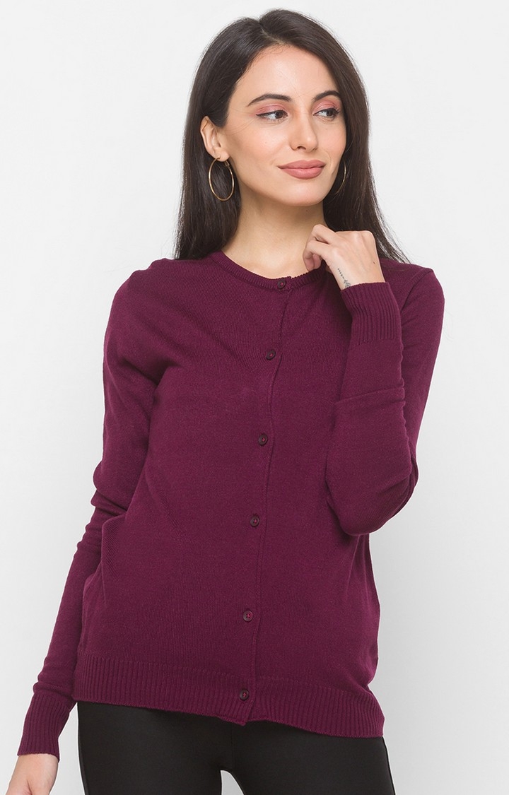 globus | Purple Solid Sweater 0