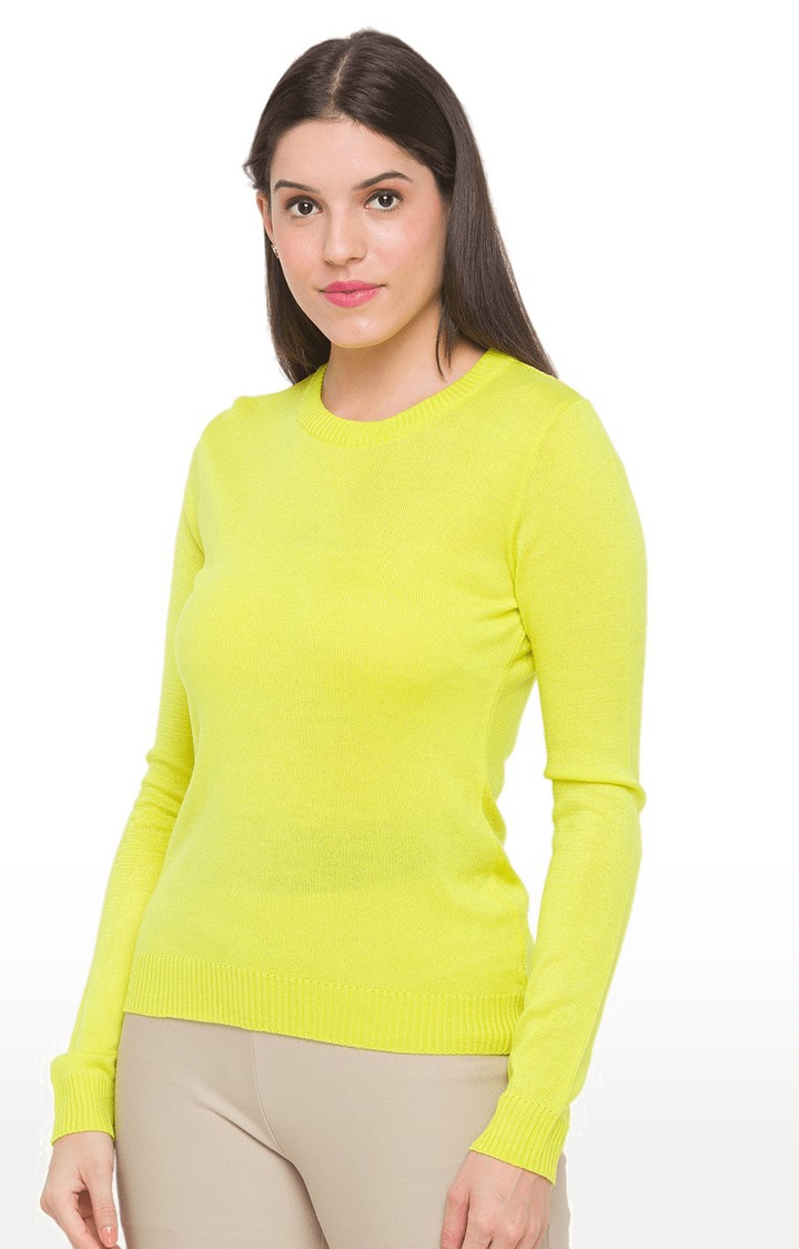 globus | Globus Yellow Solid Sweaters 3