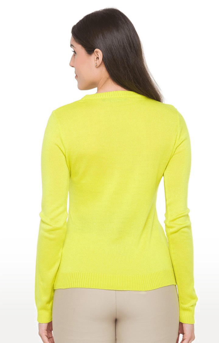 globus | Globus Yellow Solid Sweaters 4