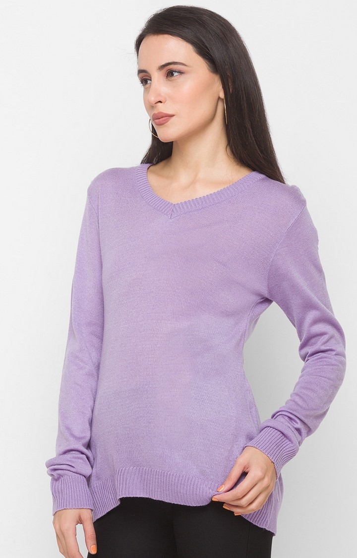 globus | Purple Solid Sweater 3
