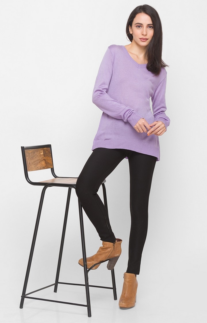globus | Purple Solid Sweater 2