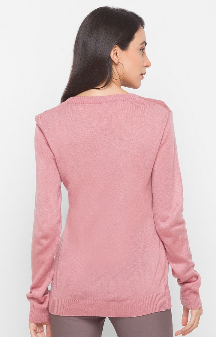 globus | Pink Solid Sweater 4