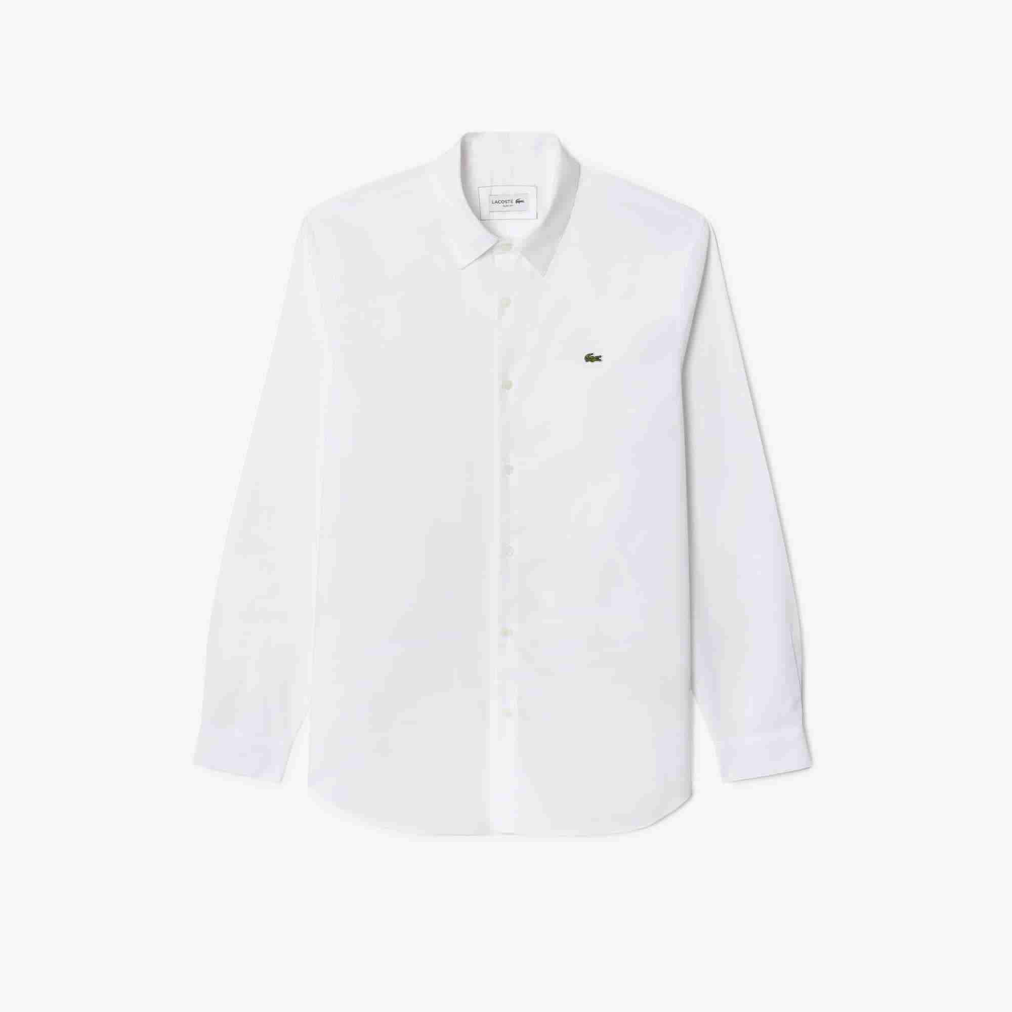 Slim Fit Stretch Poplin Shirt