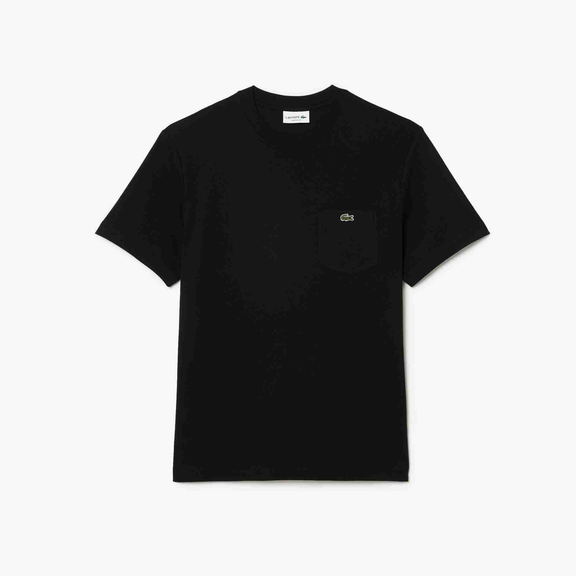 Cotton T-shirt with Breast Pocket