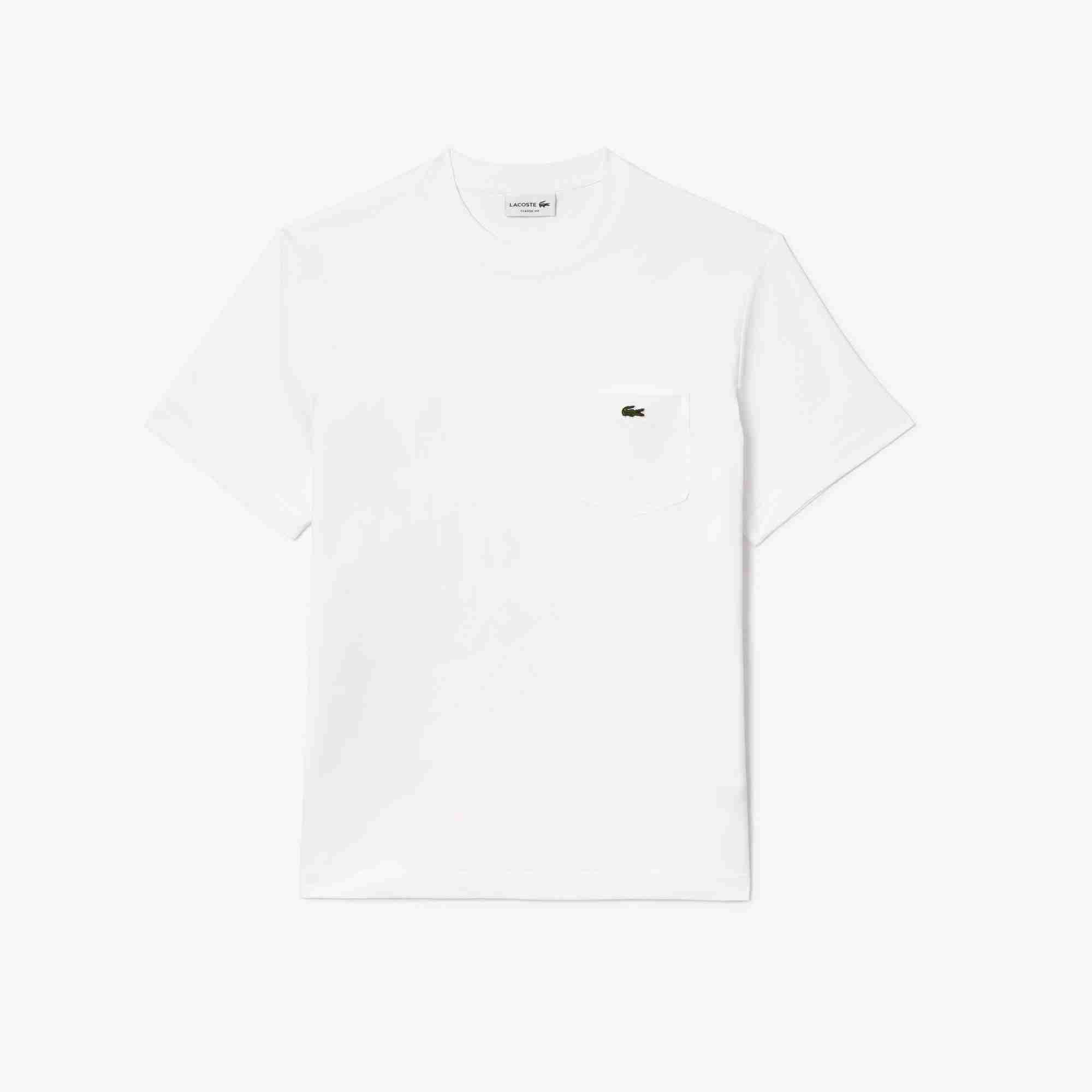 Cotton T-shirt with Breast Pocket