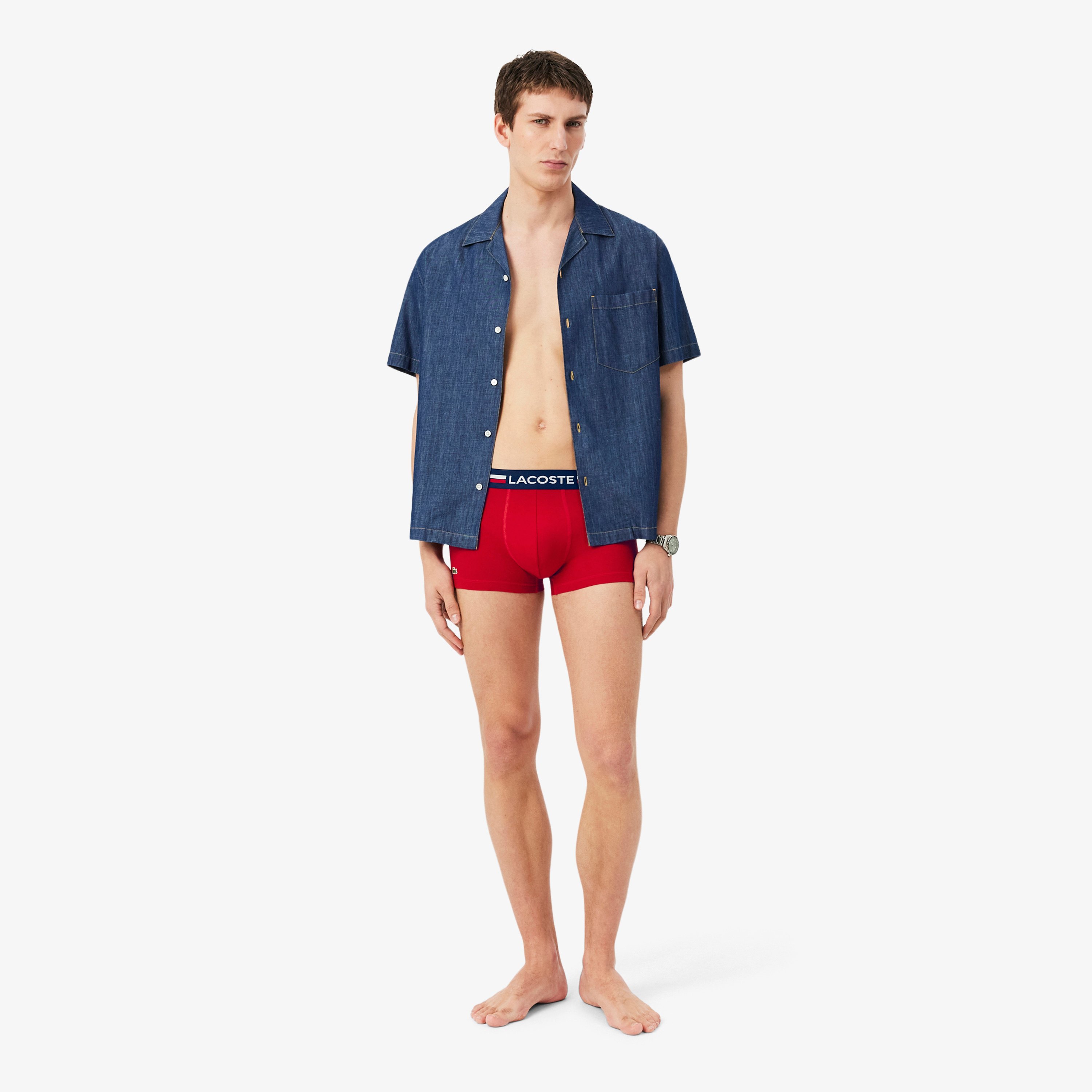 3-Pack Stretch Cotton Trunks