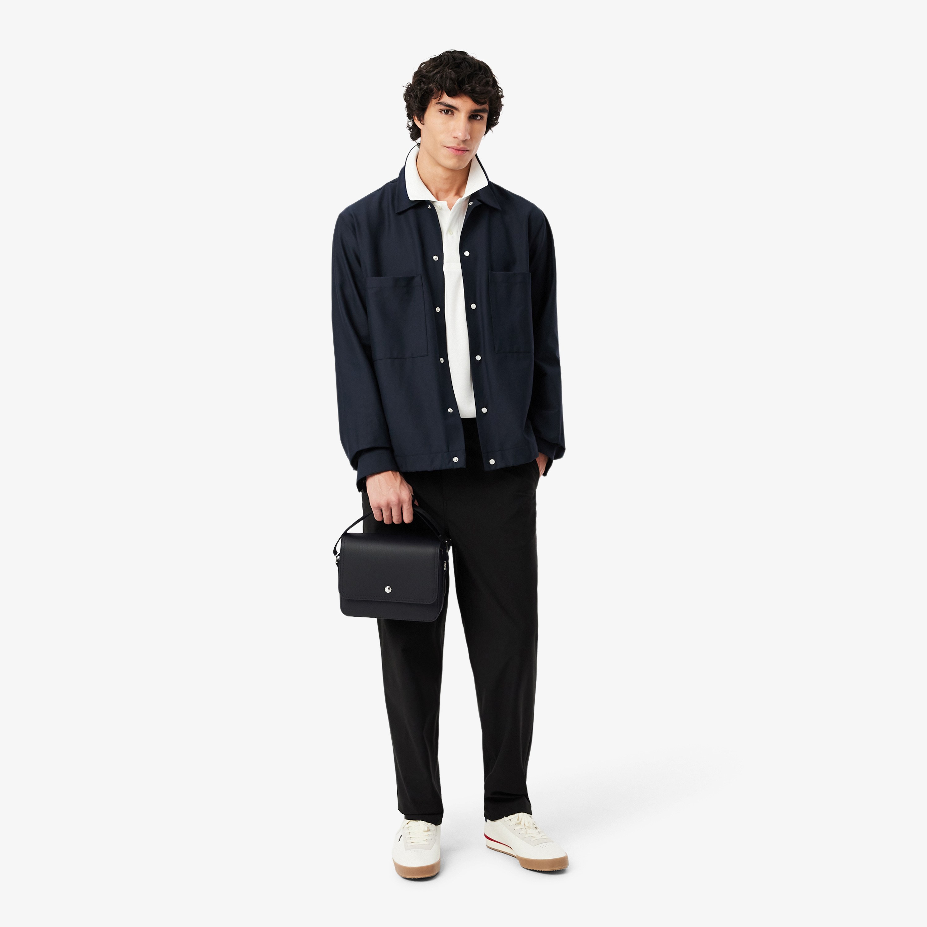 Men’s Small Langon Petit Piqué Messenger Bag
