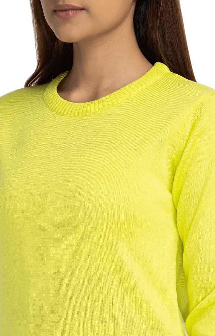 globus | Globus Green Solid Pullover Sweater 5