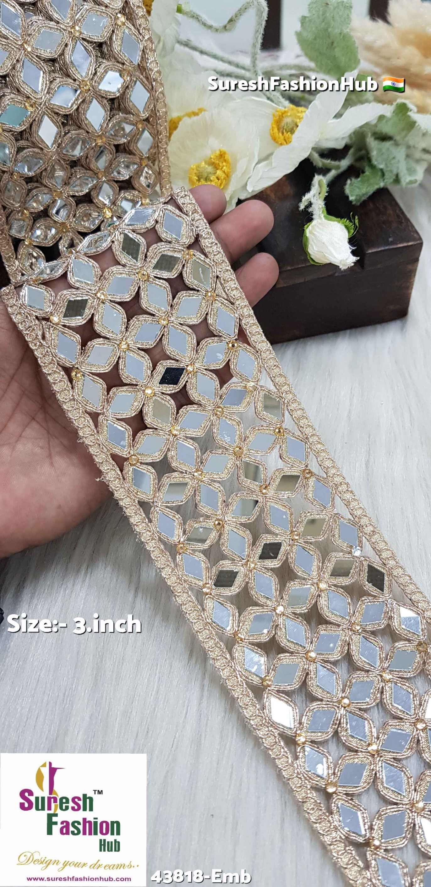 Rose Radiance Mirror Border