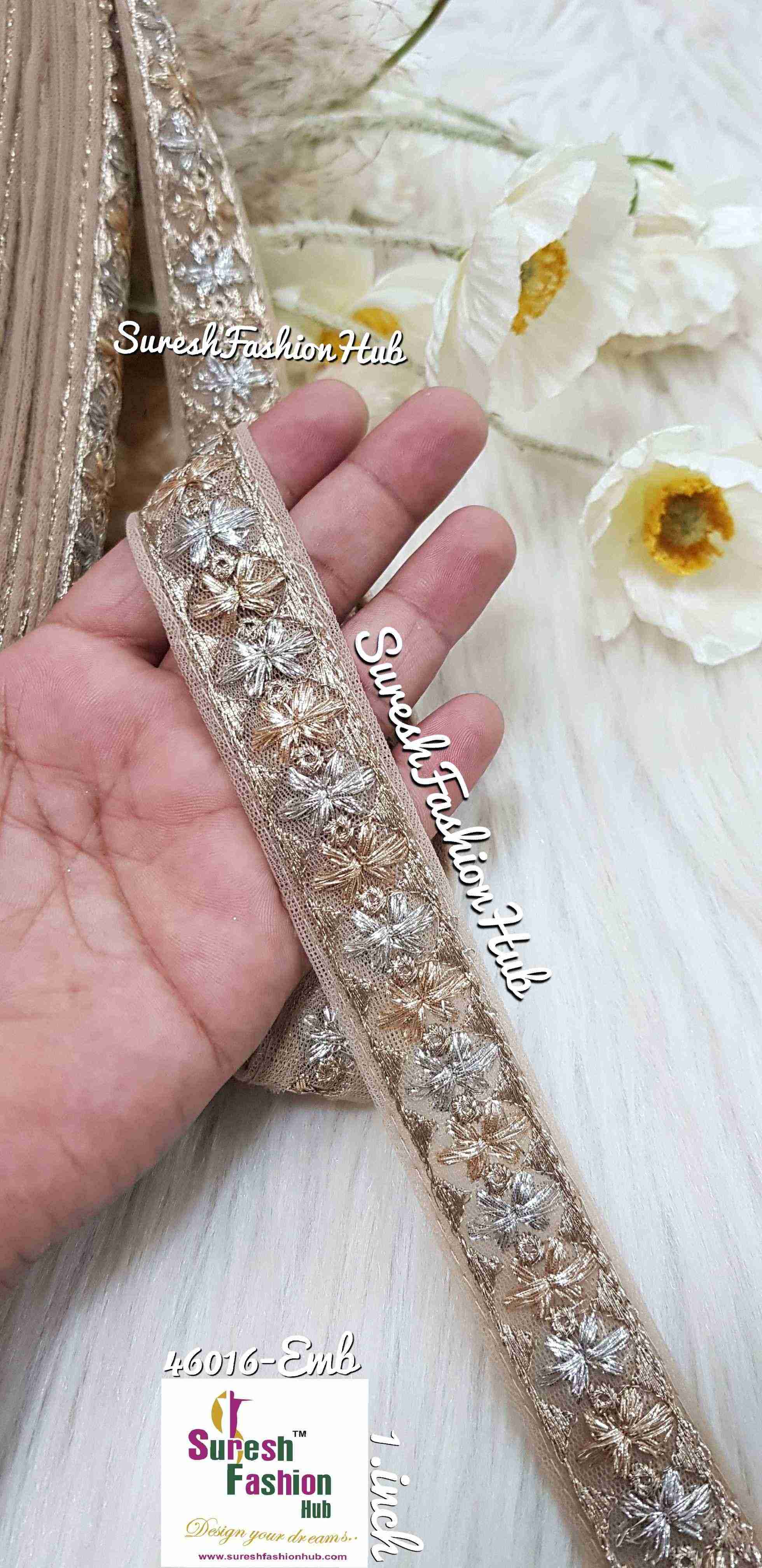 Celestial Thread Embroidery Lace