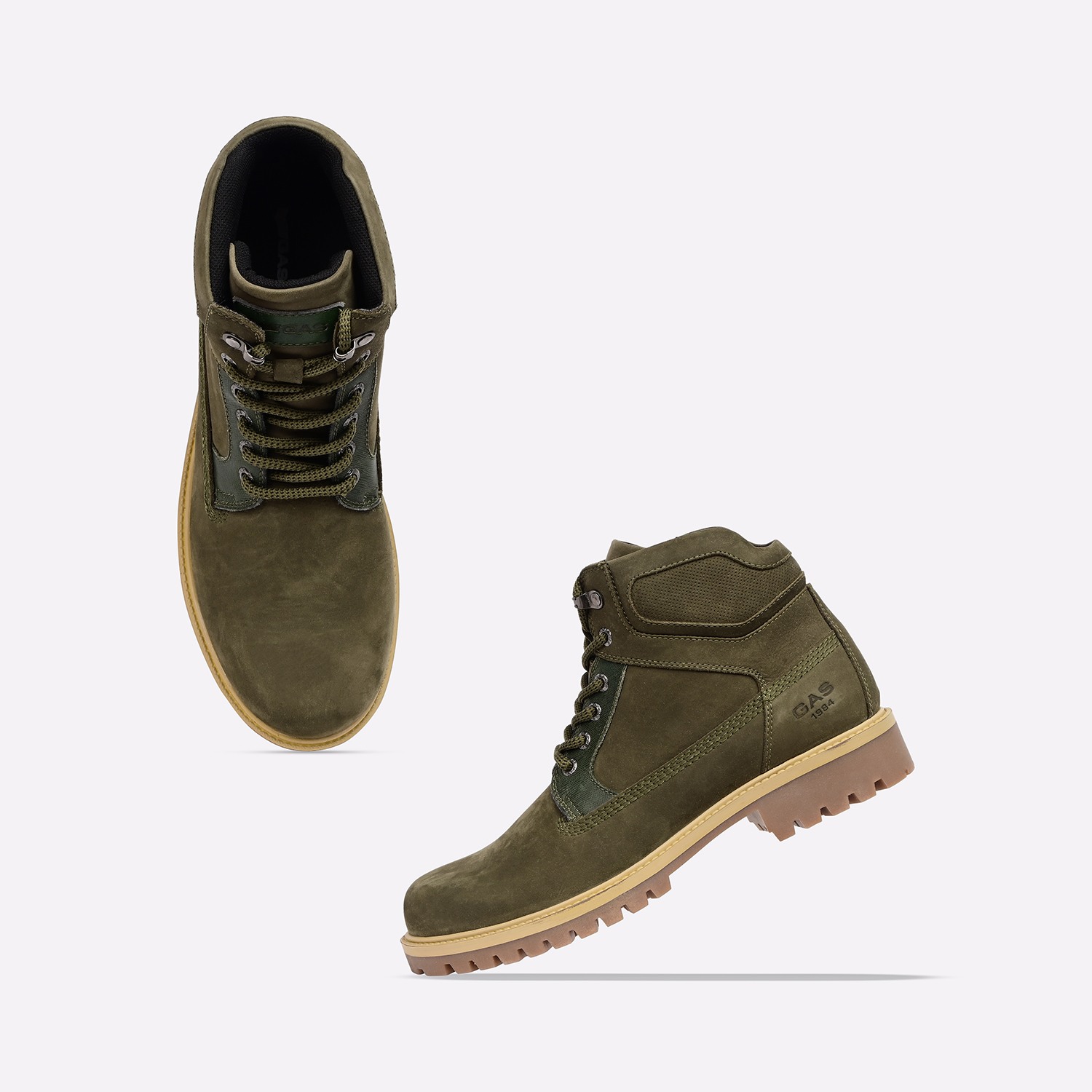 GAS | Men's Monolith 99 Olive Boots|2