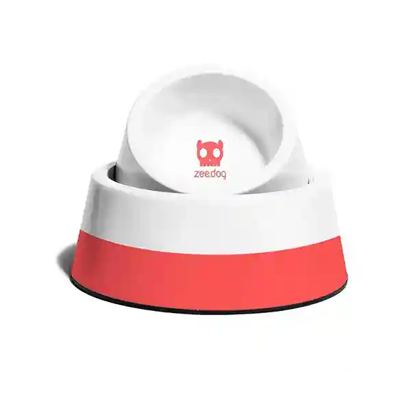Zeedog Melamine Dog Bowl Coral