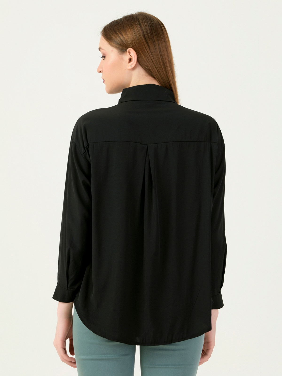 Albion Women Smart Premium Black Casual Shirt