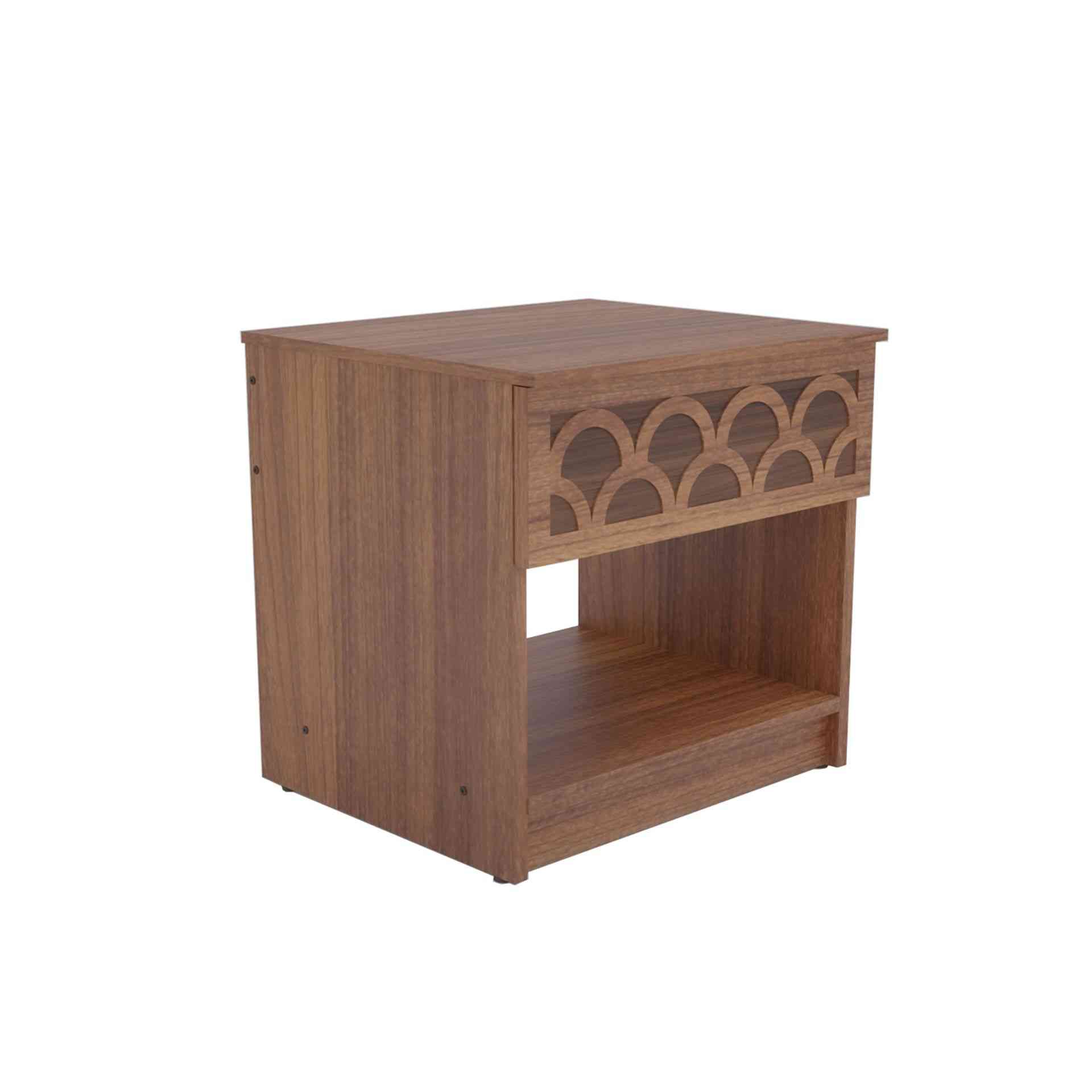 Sydney Bedside Table - Leon Teak (DIY)