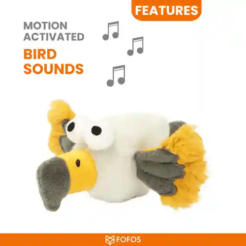 Barkbutler Fofos Eagle with Catnip Balls Interactive Toy for Cats