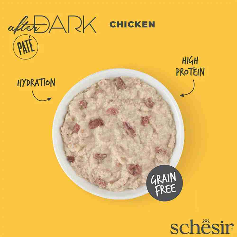 Schesir After Dark Cat Pate Chicken 80G – (Best Before Mar’26)