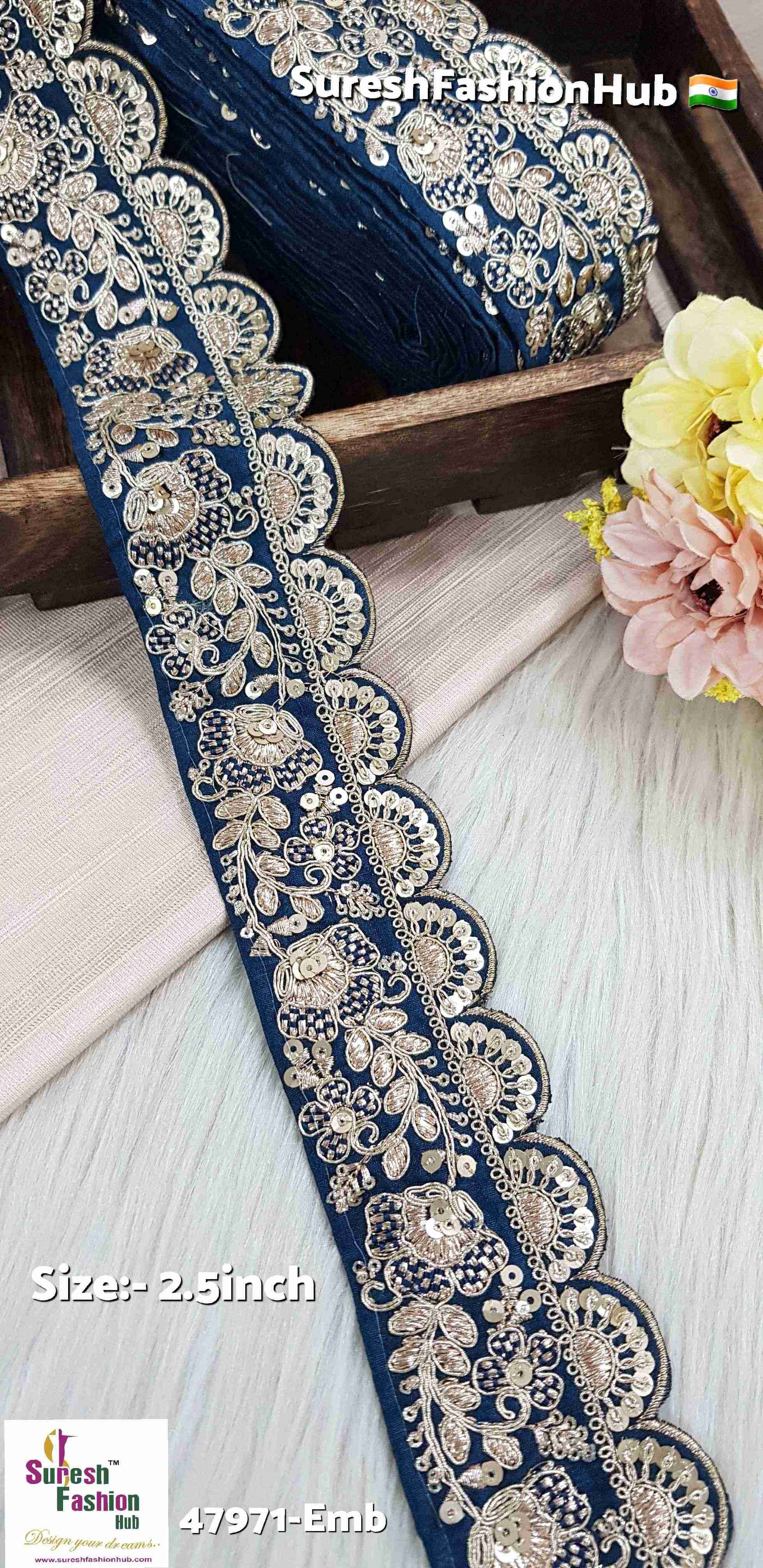 Peacock Floral Radiance Border