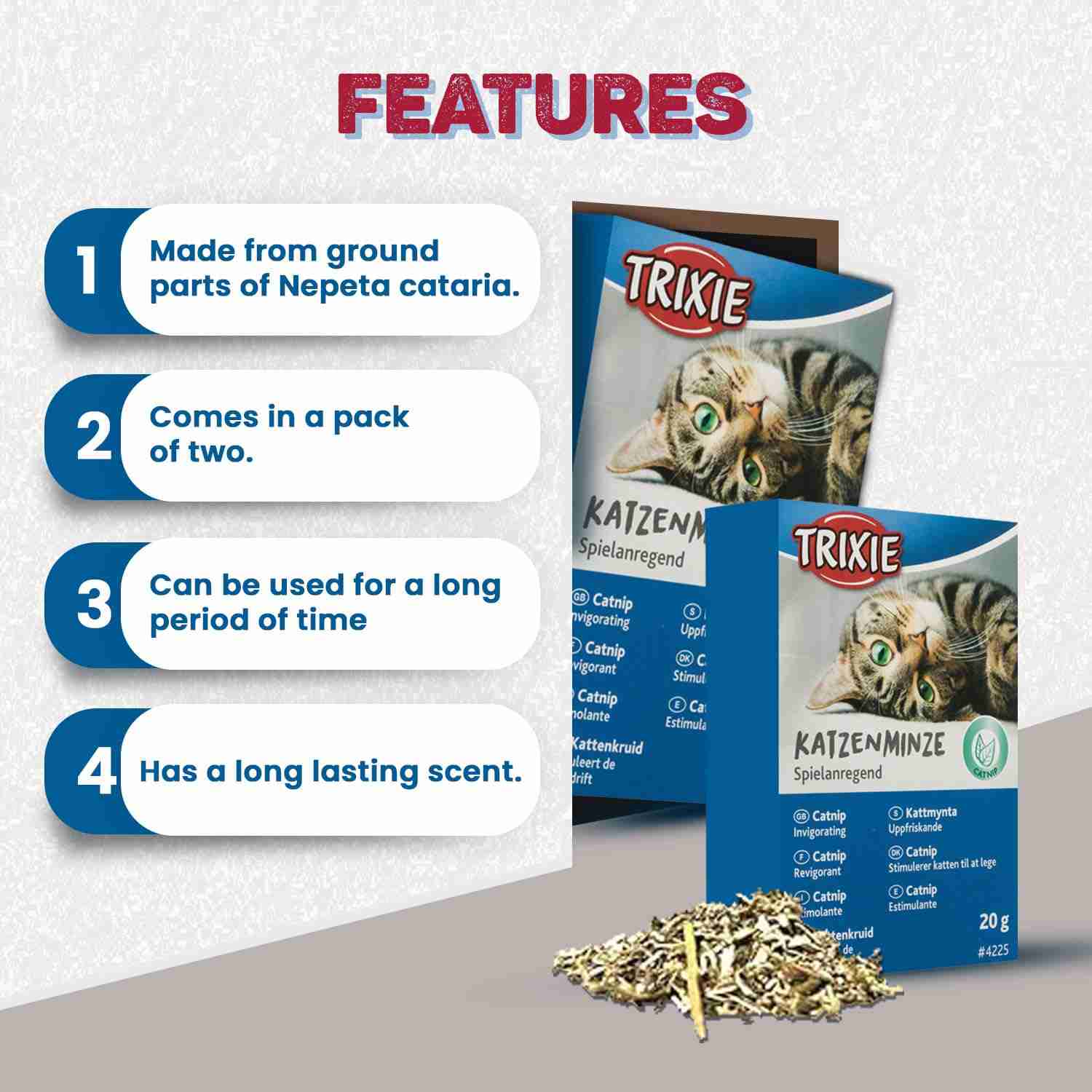 Trixie Premium Catnip for Cats, 20 g