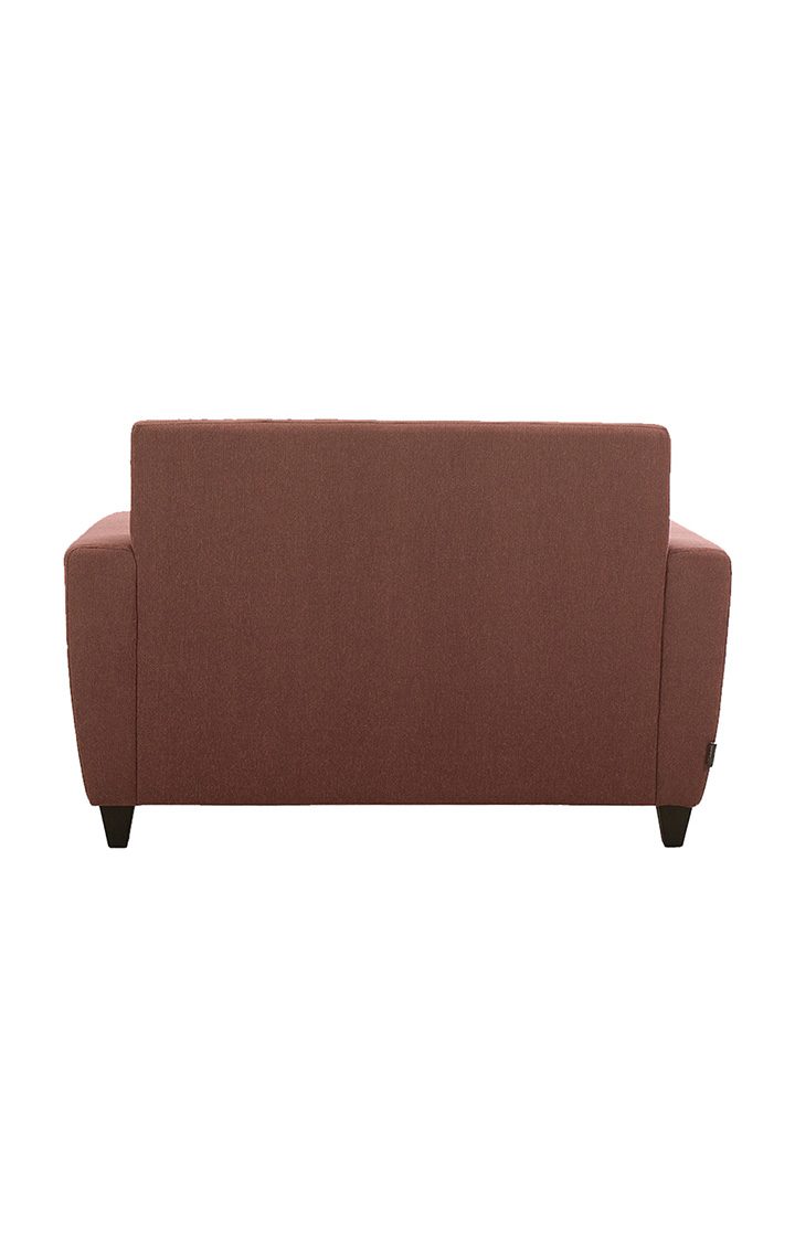 neudot Elegance Sofa for Living Room |2 Person Sofa|Premium Fabric with Cushioned Armrest | Solid Wood Frame|2 Seater in Ceramic Pink Color
