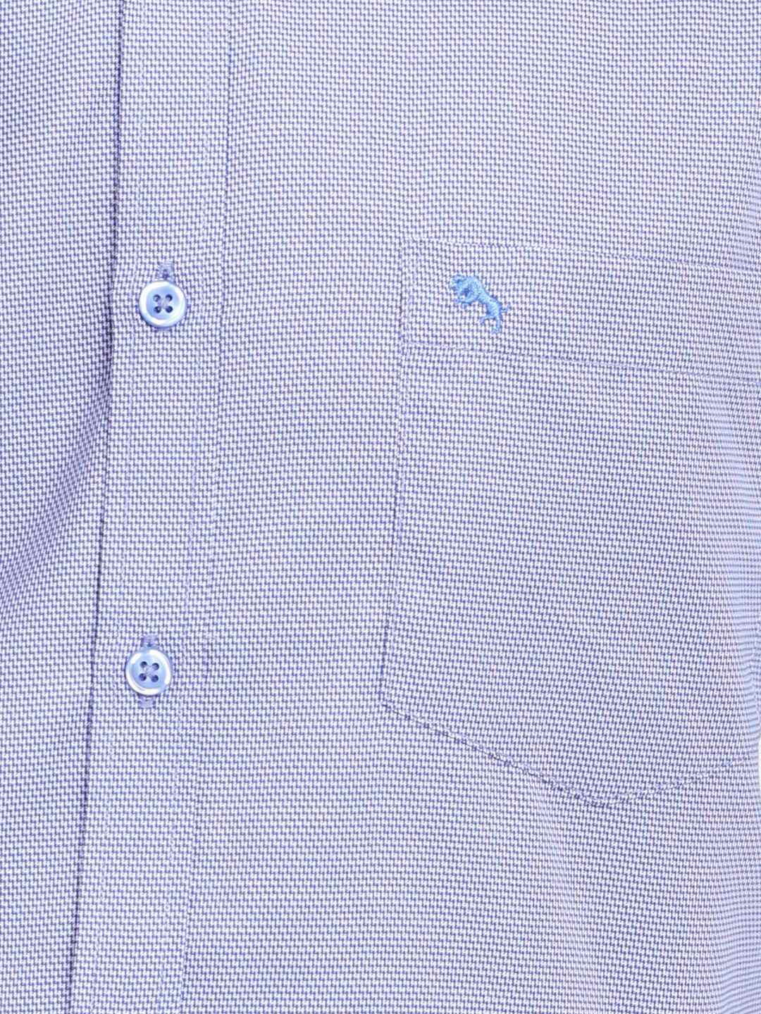 D'cot by Donear Men's Blue Polycotton Formal Shirts