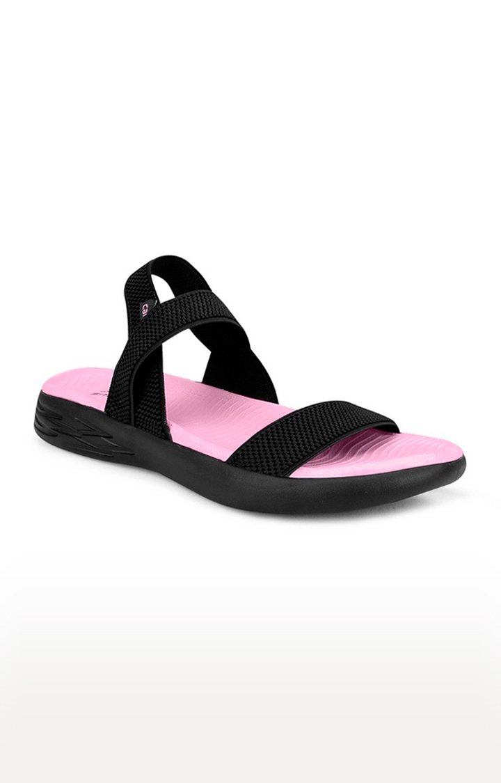 Campus Shoes | Women's SD-062 Black Synthetic Sandals 0