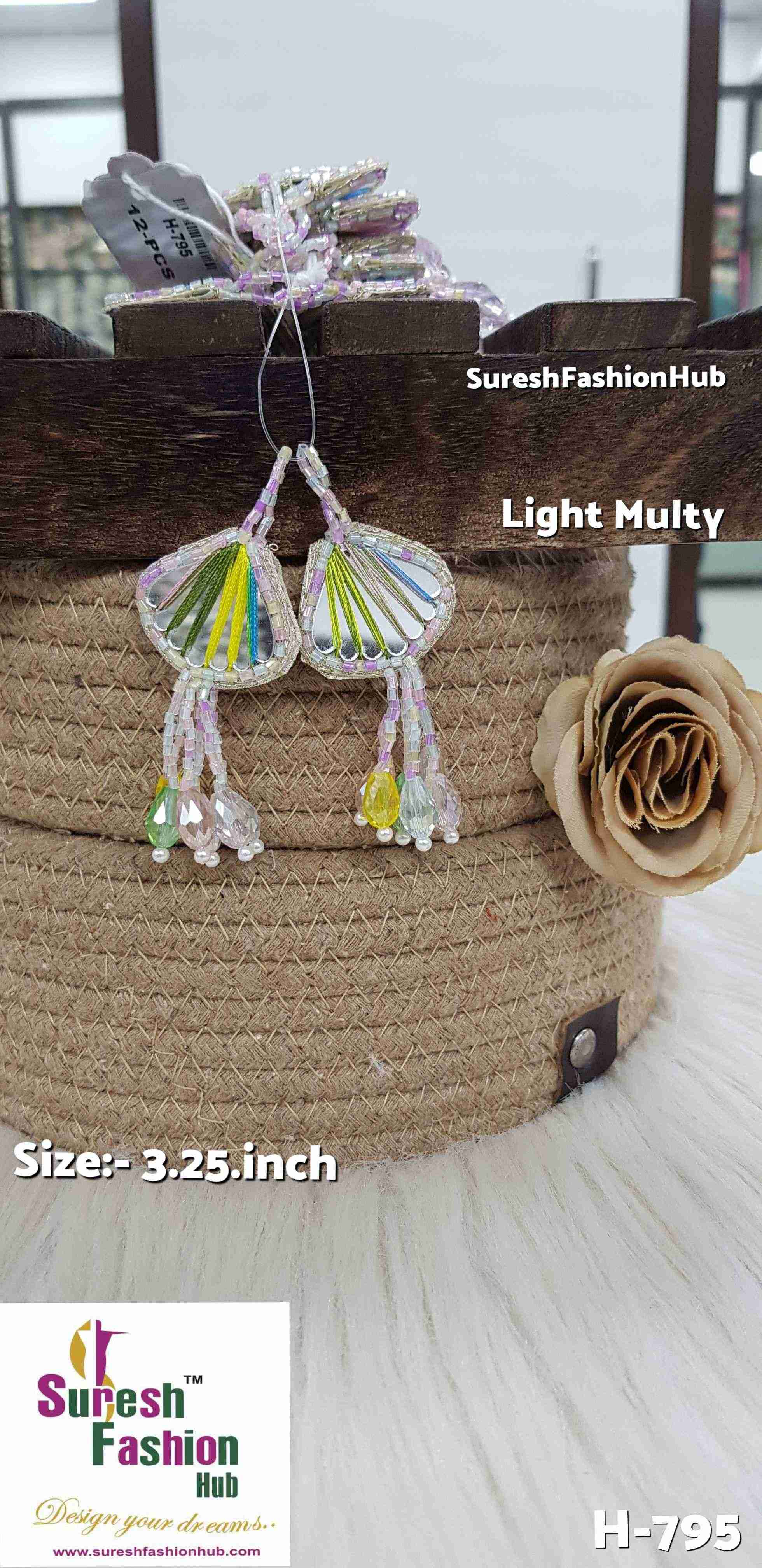 Sparkling Light Multy Thread Tassels