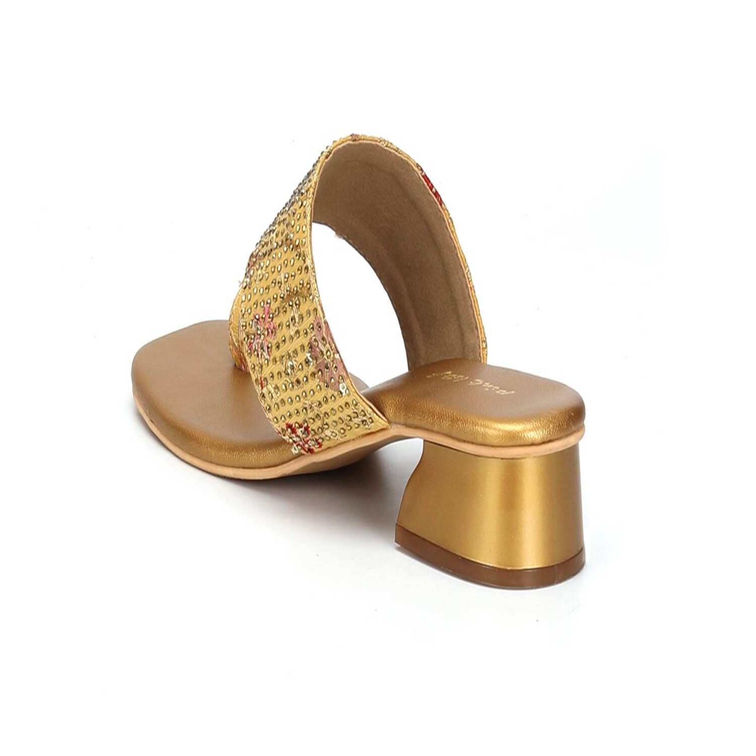 Women Pink Embellished Toe-Ring Sandal