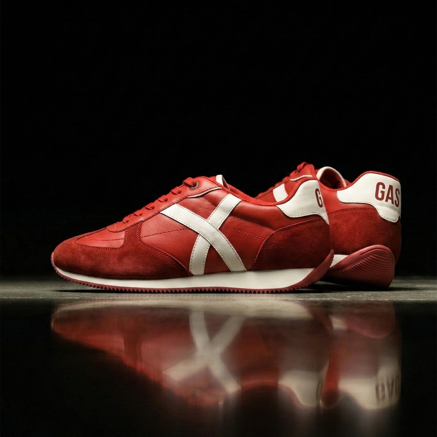 GAS Men SkyLiner Red Sneakers