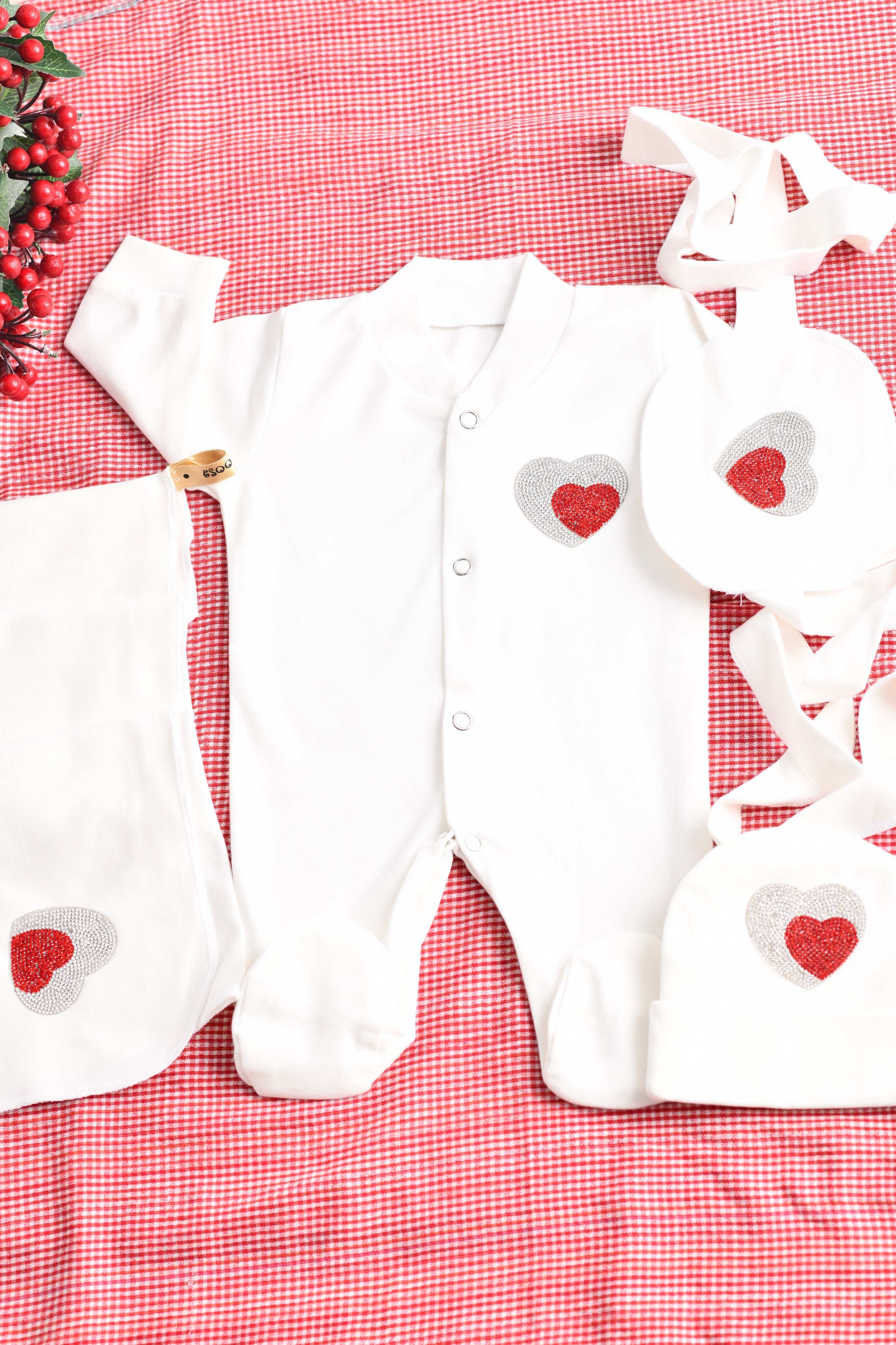 Heart to Heart Romper Set
