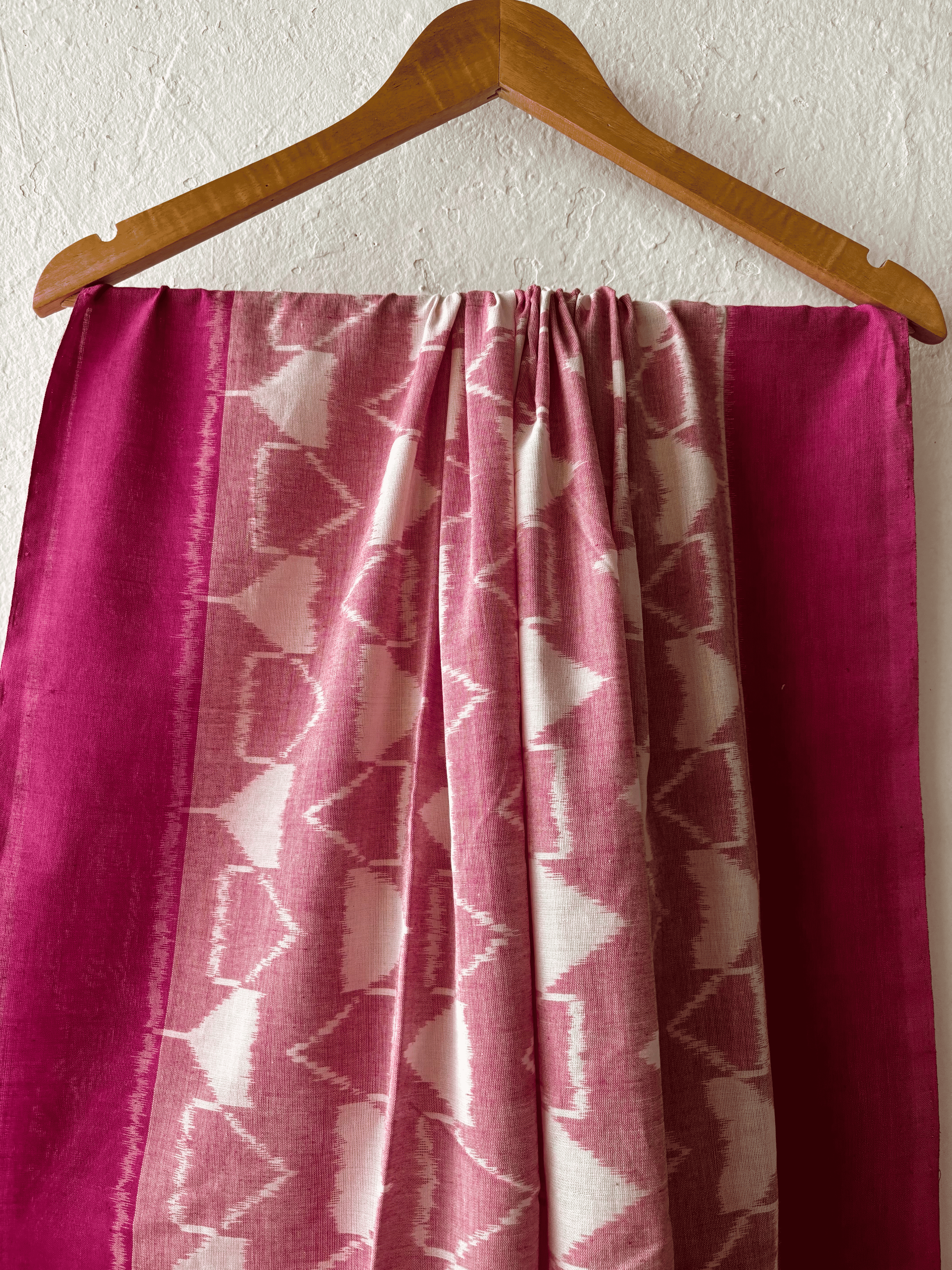 Cotton Triangle Ikat Duppata