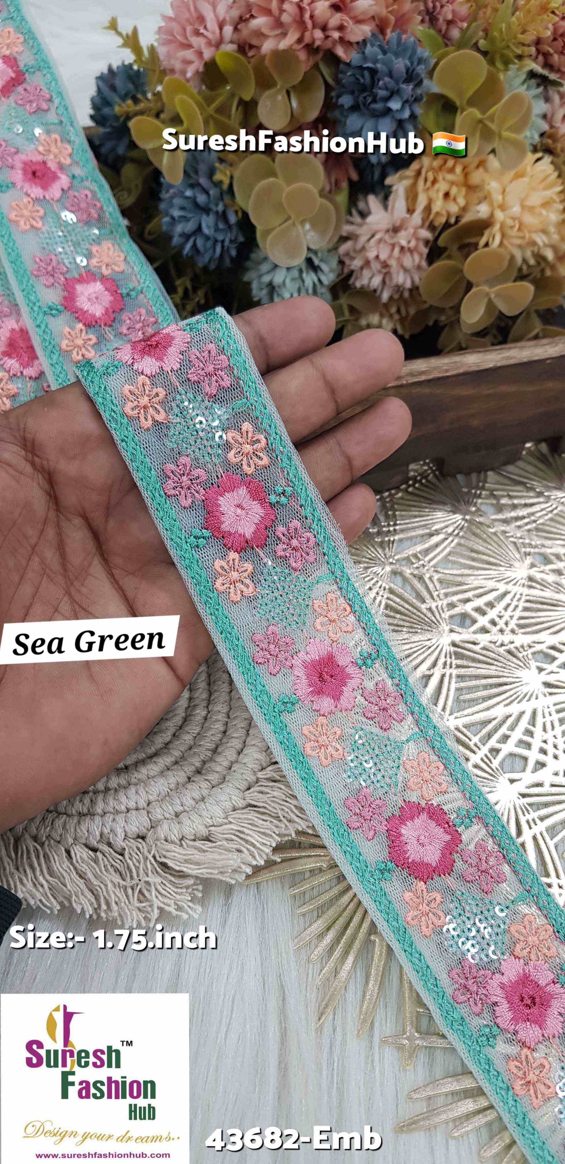 SeaGreen Bloom Borders