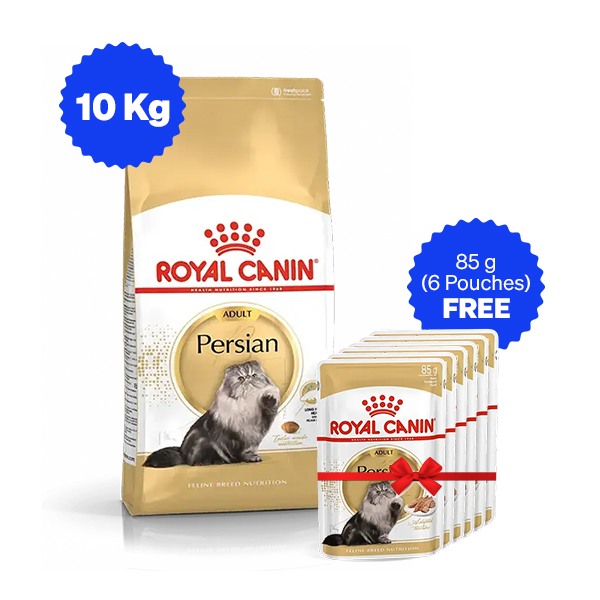 Royal Canin Persian Adult Dry Cat Food with Free Gravy Pack