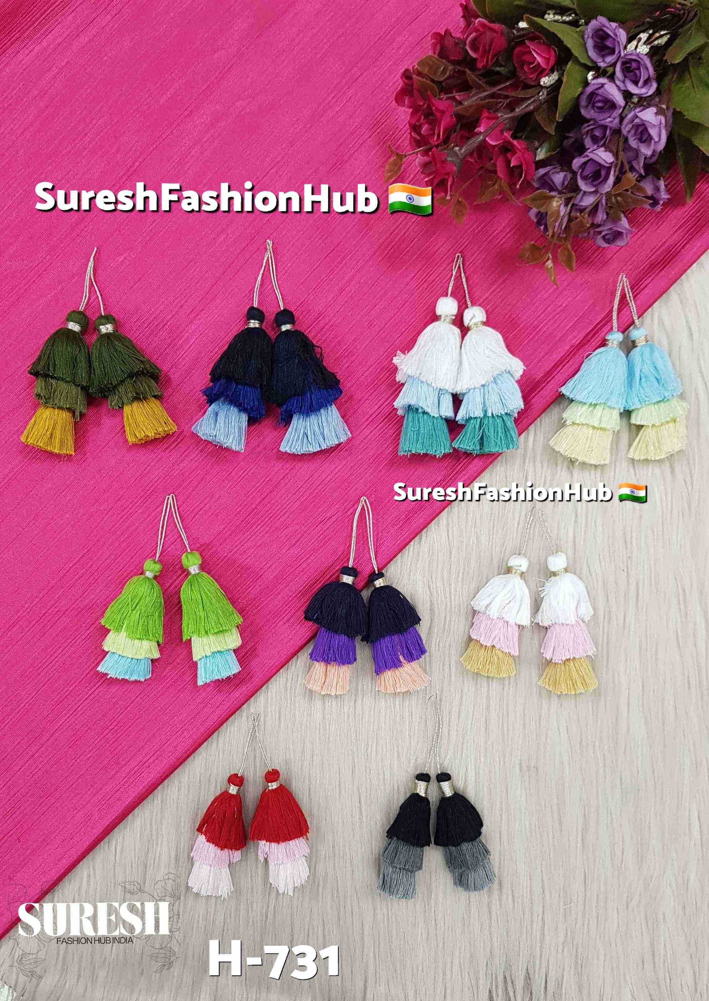 Pastel Whisper Thread Tassel – Color No 5 : H-731